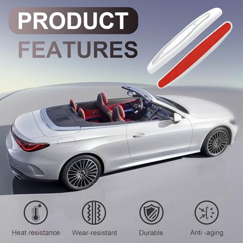 4PCS Car Door Edge Guards, Vehicle Side Door Self Adhesive - Product Imagery