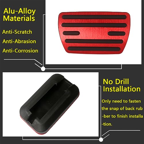 Gas Accelerator Brake Pedal Cover Compatible for Honda Civic - Product Imagery