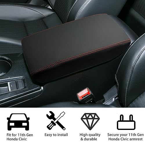 Armrest Cover for Honda Civic Accessories 2022 2023 2024 2025 - Product Imagery