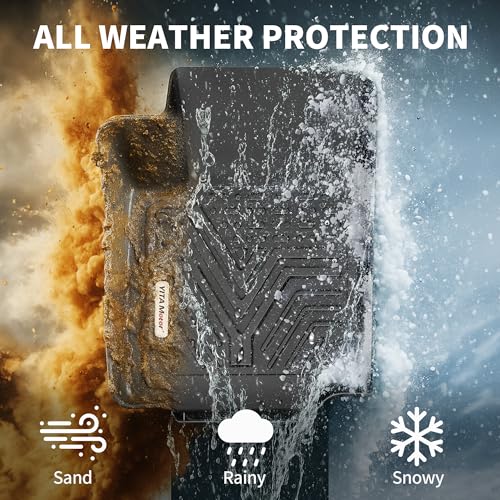 YITAMOTOR Floor Mats Fit for 2015-2024 Ford Edge All-Weather - Product Imagery