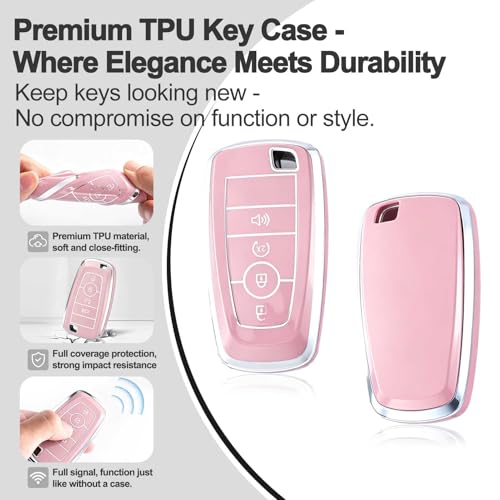 Key Fob Cover for Ford - Premium Soft TPU Shell Full Protection - Product Imagery