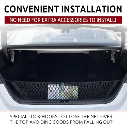 Trunk Envelope Style Mesh Cargo Net for Toyota Camry 2018-2025, - Product Imagery
