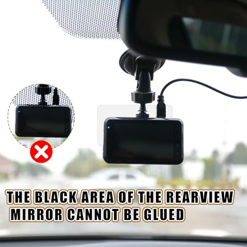 8Pcs Dashcam Windshield Sticke Clear Electrostatic Stickers - Product Imagery