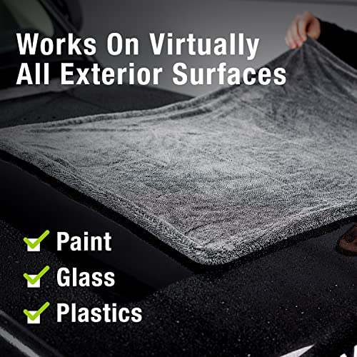 ExoForma Mega Car Drying Towel - Holds Up to 9 lbs, No Streaks, - Product Imagery