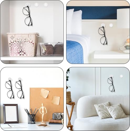 Mabor 6Pcs Sunglass Organizer Wall Mount Adhesive Sunglass - Product Imagery