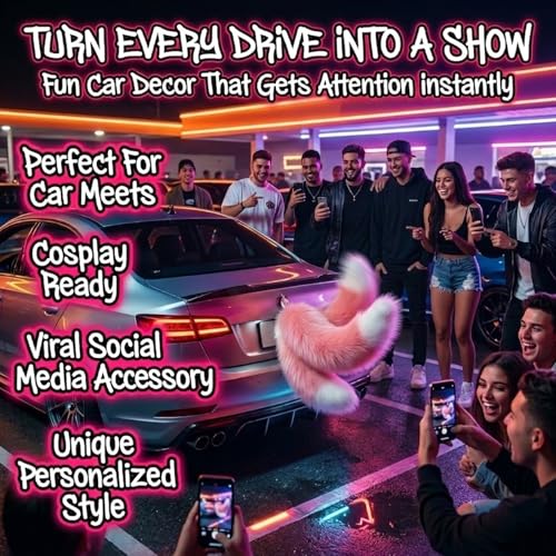Animated Voice Activated Remote Control Car Tail Electric - Product Imagery