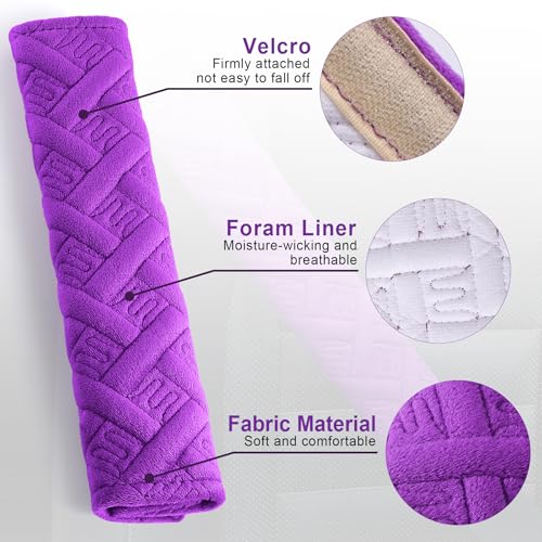 JUSTTOP 2-Pack Universal Car Seat Belt Pads Cover for A More - Product Imagery