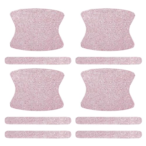 10PCS Bling Car Door Handle Protector, Crystal Rhinestone - Product Imagery