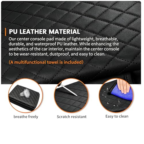 Car Center Console Cover for Volkswagen Taos (S, SE, SEL) 2022 - Product Imagery