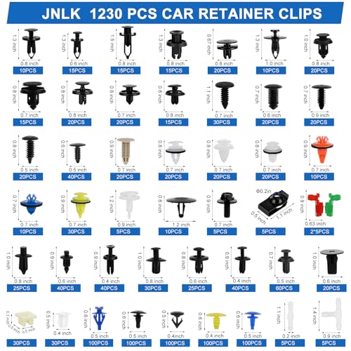 1365Pcs Car Push Retainer Clips Body Clips Plastic Fasteners Kit - Product Imagery