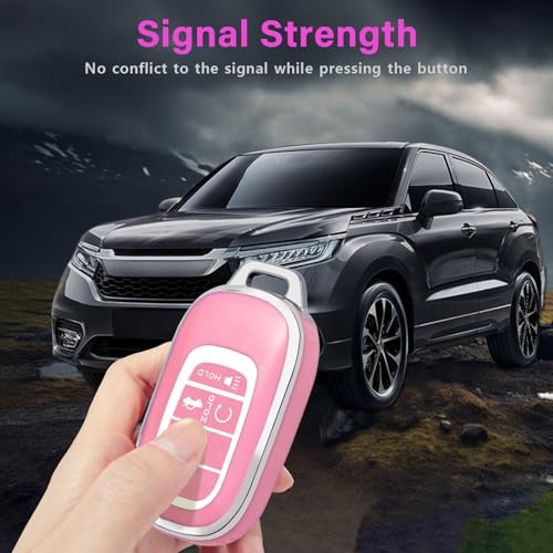XIYANG TRADE for Honda Key fob Cover with Keychain,Soft TPU - Product Imagery