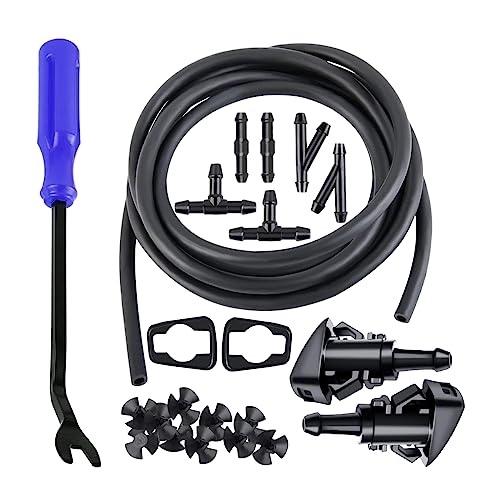 AUCELI Windshield Washer Hose Kit, 22 Pcs Set - Product Imagery