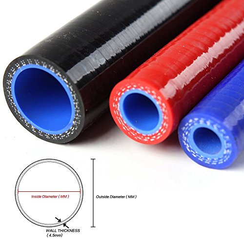 G-PLUS Silicone Radiator Hose Pipe Kit Clamps Compatible With - Product Imagery