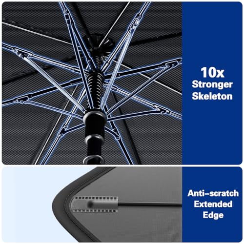 2026 Windshield Sun Shade Umbrella, Foldable Car Sunshade, 99% - Product Imagery