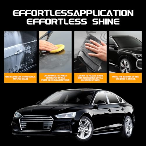 Car Wax for Dark Color Cars | Black, Charcoal, Midnight Blue | - Product Imagery