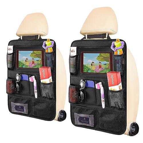 Car Backseat Organizer with 10" Tablet Holder, Seat Back - Product Imagery