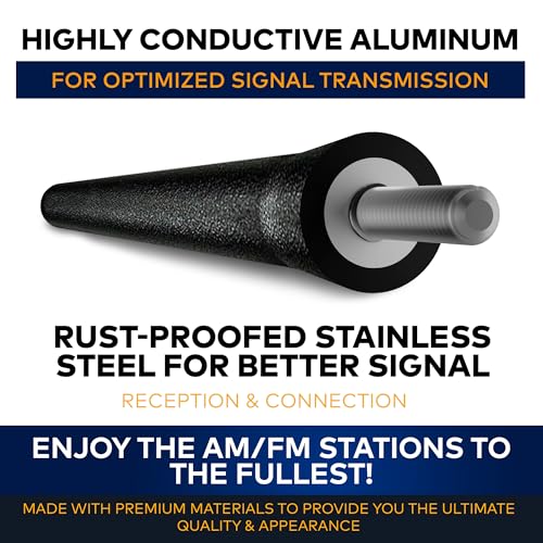 Antenna Mast for Dodge RAM (2009-2026) - Black 6.5 Inch Highly - Product Imagery