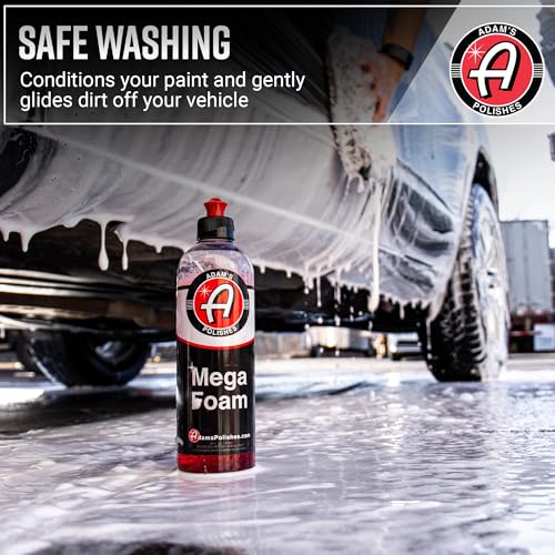 Adam’s Mega Foam (16oz) - pH Neutral Car Soap For Car Washing, - Product Imagery