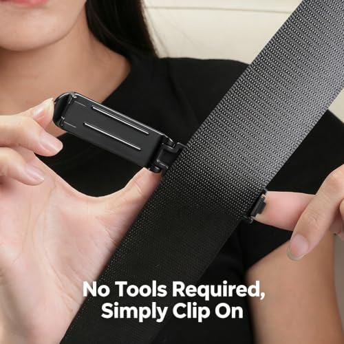 Seat Belt Clips, 2Pcs Car Seatbelt Adjuster for Adults, Short - Product Imagery