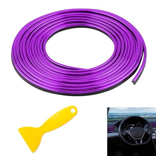 Car Interior Trim Strips, 33ft Car Electroplating Decoration - Product Imagery