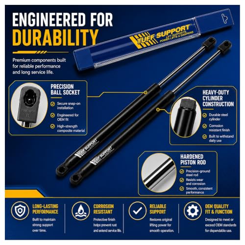 Tuff Support 2-Piece Rear Hatch Lift Supports Compatible with: - Product Imagery