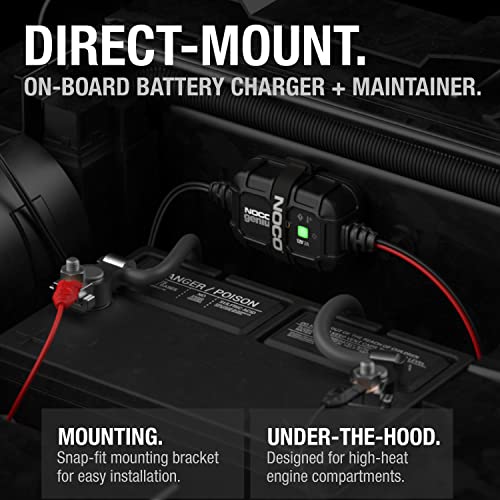 NOCO GENIUS2D 2A 12V Onboard Battery Charger, Trickle Charger & - Product Imagery