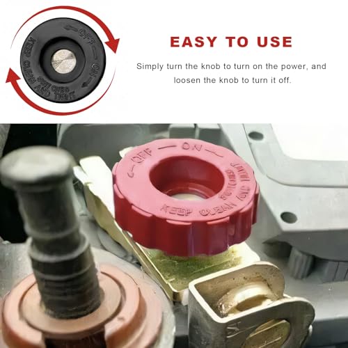 Top Post Battery Disconnect Switch, 12V/125A Quick Disconnect - Product Imagery