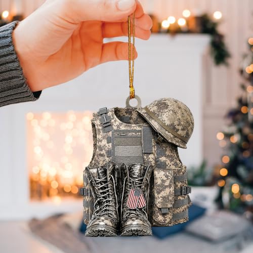 Talataca Veteran Soldier Backpack Boots Military Army 2D Flat - Product Imagery