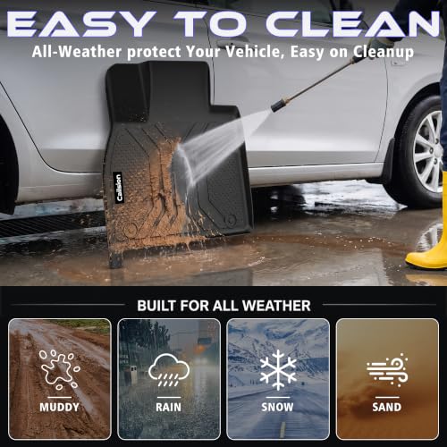 Floor Mats Full Set for Hyundai Palisade 2020-2025 7/8 Seats - Product Imagery