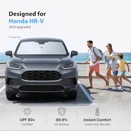 2026 Upgraded Windshield Sun Shade Umbrella for Honda HR-V - Product Imagery