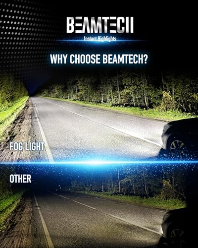 BEAMTECH H4 Bulb, Fanless In Line 9003 Light, 6500K Xenon White, - Product Imagery