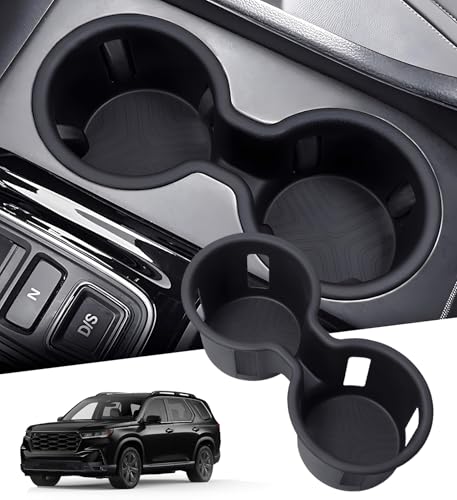 Center Console Cup Holder Inserts for Honda Pilot 2023-2026 & - Product Imagery