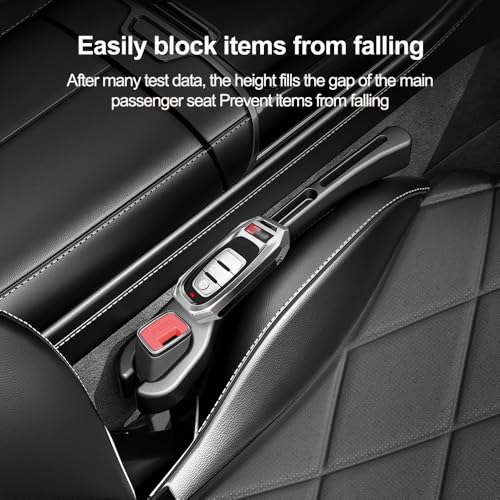 2PCS Car Seat Gap Filler Organizer with Phone Holder,[Upgrade - Product Imagery
