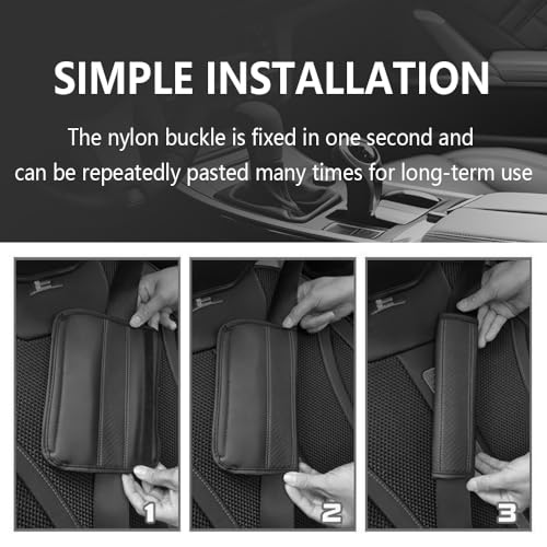 2PCS Car Seat Belt Cover Pad,Breathable Leather Seatbelt Covers - Product Imagery