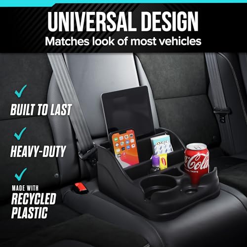 Moblorg Small Center Console for Cars, Trucks, Minivans, SUVs, - Product Imagery