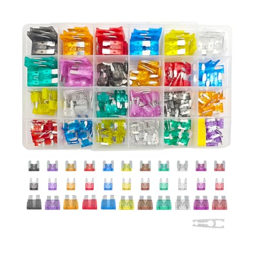 300PCS Car Fuses Assortment Kit, Standard, Small & Mini Autom - Product Imagery