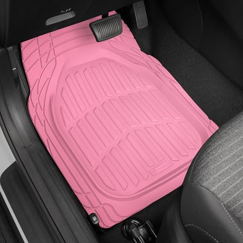Cotton Candy Pink Car Floor Mats - Universal Trim to Fit All - Product Imagery