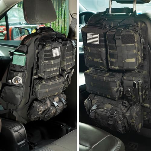 Tactical Car Seat Back Organizer,Tactical Molle Seat Back - Product Imagery