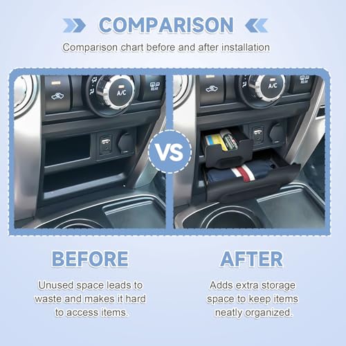 4Runner Cubby Drawer for Toyota 4Runner 2014-2023 2024 Center - Product Imagery