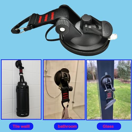 4PCS Heavy Duty Suction Cup Hooks - Strong Suction Cups for Car - Product Imagery