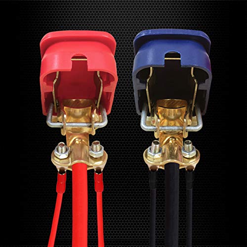 Ampper Quick Release Brass Battery Terminal Clamps, Quick - Product Imagery