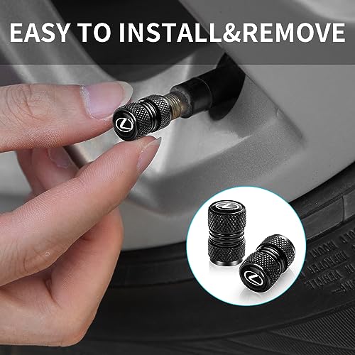 Tire Valve Stem Cap Cover for Lexus RX ES GS LS NX RS GX LX RC - Product Imagery