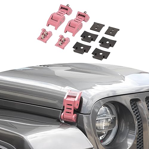 RT-TCZ for Wrangler Hood Latches Catch Kit Compatible with Jeep - Product Imagery