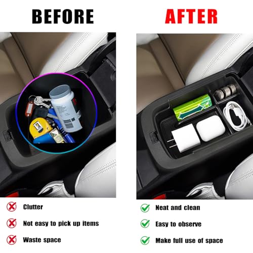 Center Console Organizer for 2024-2026 Chevy Trax/Buick Envista - Product Imagery