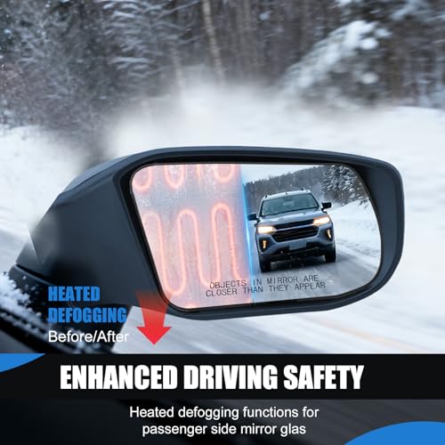 Passenger Side Mirror Glass Replacement Compatible with - Product Imagery