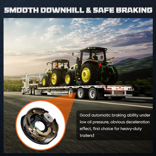 Youxmoto 10 x 2-1/4 Trailer Electric Brake Assembly (2 Right - Product Imagery