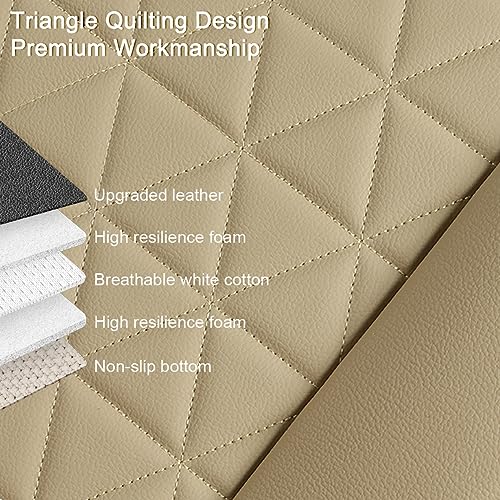 Black Panther Luxury Polyvinyl Car Seat Cover Front Bottom Seat - Product Imagery
