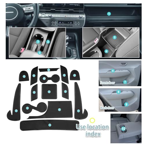 SHAOHAO for 2025 2026 Hyundai Kona Accessories Center Console - Product Imagery
