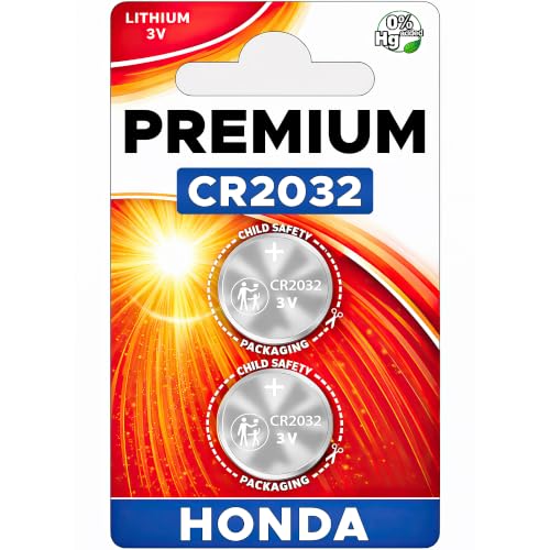 SHI Key Fob Battery Replacement for Honda CR2032 Batteries Two - Product Imagery