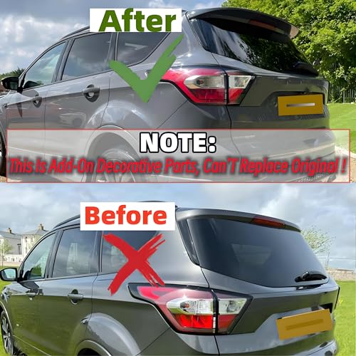 STSEV01 Tailgate Roof Spoiler Wing for Ford Escape 2013-2019 - Product Imagery
